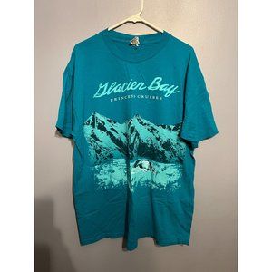 Vintage 90s Glacier Bay Princess Cruises Single Stitch TShirt Unisex Size L NWOT